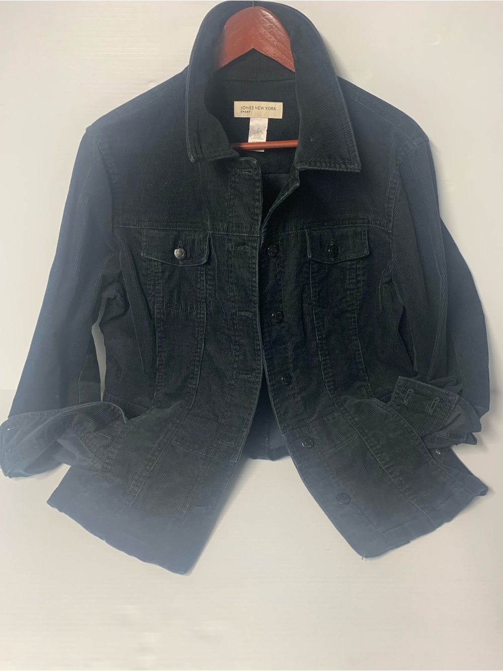 Jones New York Women's Black Corduroy Jacket